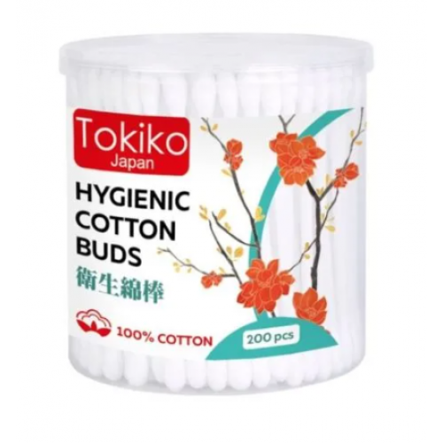 TOKIKO Japan Ватные палочки 200шт стакан